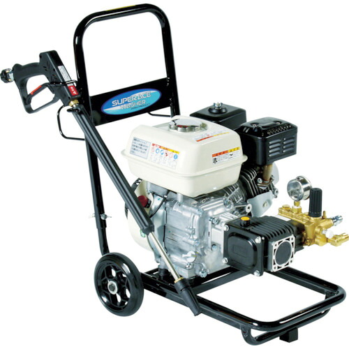 エンジン式 高圧洗浄機(コンパクト&カート型) SEC-1015-2N 吐出圧力(MPa):15 スーパー工業
