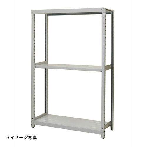 【法人限定】(単体)軽中量スチールラックATS型200kgボルトレス ATS44303S 3段単体 (約)高さ1200X巾1200奥行300mm 浅香工業