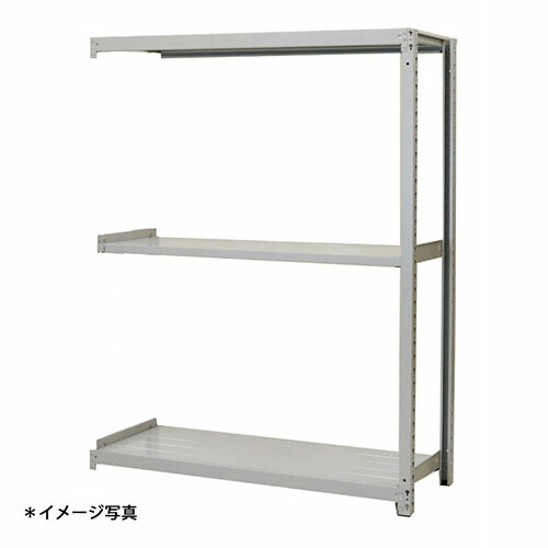 【法人限定】(増連)軽中量スチールラックATS型200kgボルトレス ATS45453C 3段増連 (約)高さ1200X巾1500奥行450mm 浅香工業