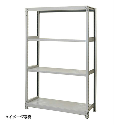 【法人限定】(単体)軽中量スチールラックATS型200kgボルトレス ATS43304S 4段単体 (約)高さ1200X巾900奥行300mm 浅香工業