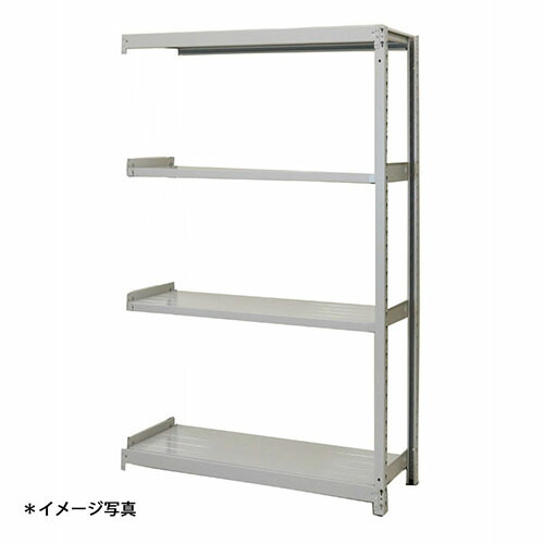 【法人限定】(増連)軽中量スチールラックATS型200kgボルトレス ATS53454C 4段増連 (約)高さ1500X巾900奥行450mm 浅香工業