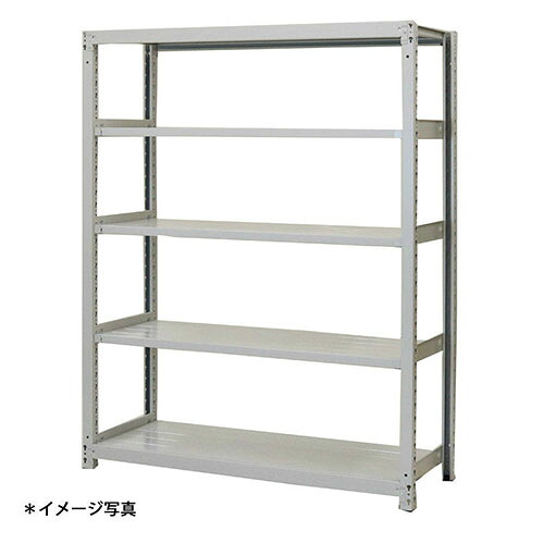 【法人限定】(単体)軽中量スチールラックATS型200kgボルトレス ATS55605S 5段単体 (約)高さ1500X巾1500奥行600mm 浅香工業 26,033円