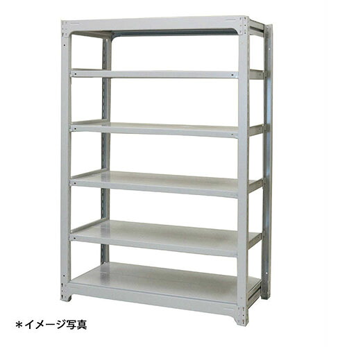 【法人限定】(単体)中量スチールラックAMBL型300kgボルトレス AMBL44S6S 6段単体 高さ(約)1200X巾1200X奥行480m 浅香工業 25,998円