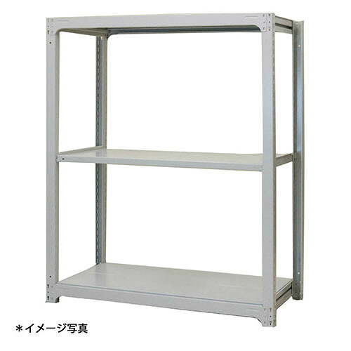 【法人限定】(単体)中量スチールラックAMBL型300kgボルトレス AMBL76S3S 3段単体 高さ(約)2100X巾1800X奥行480m 浅香工業