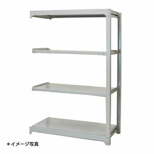 【法人限定】(増連)中量スチールラックAMBH型500kgボルトレス AMBH53S4C 4段増連 ●(約)高さ1500X巾900X奥行480mm 浅香工業