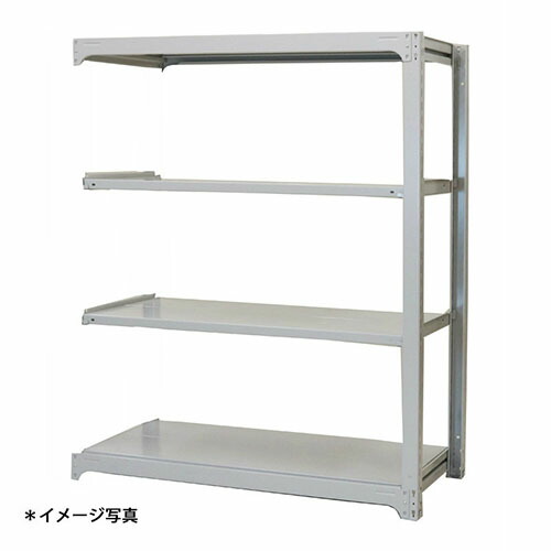 【法人限定】(増連)中量スチールラックAMBH型500kgボルトレス AMBH55K4C 4段増連 ●(約)高さ1500X巾1500X奥行700mm 浅香工業