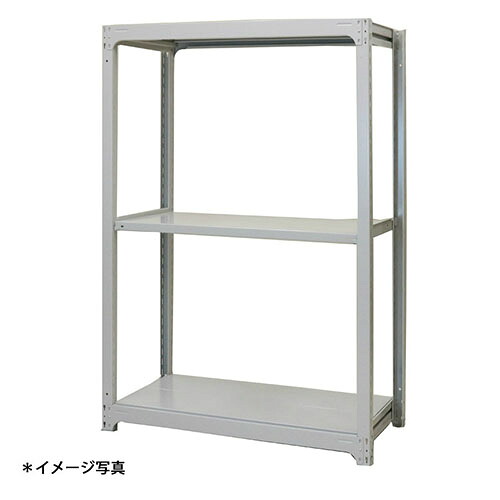 【法人限定】(単体)中量スチールラックAMBH型500kgボルトレス AMBH63S3S 3段単体 ●(約)高さ1800X巾900X奥行480mm 浅香工業