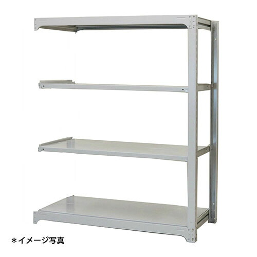 【法人限定】(増連)中量スチールラックAMBH型500kgボルトレス AMBH75K4C 4段増連 ●(約)高さ2100X巾1500X奥行700mm 浅香工業