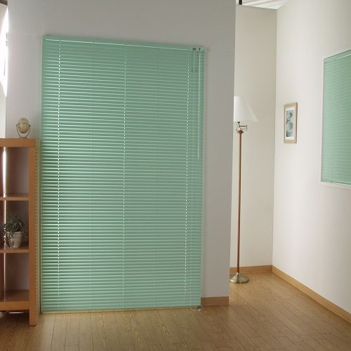 インテリアブラインド アリア２５ グリーン 120×183cm グリーン 120×183cm フルネス アルミブラインド ブラインド ブラインドカーテン カーテン 目隠し