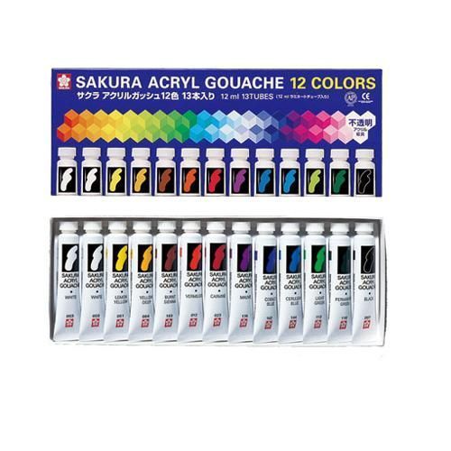 楽天市場】[サクラクレパス] 金属・紙・木・布・プラスチック 絵の具