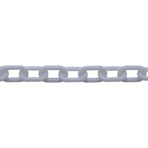 プラスチックチェイン 白 ４ｍｍＸ３０Ｍ PW40WHITE 白 線径:4.0mm ニッサチェイン