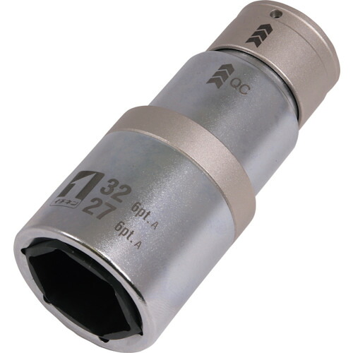 QCソケット ダブル 27/32mm 6角 19846