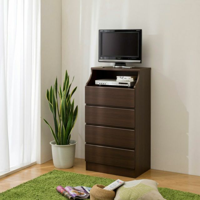 チェスト CSC-1160HDK ダークブラウン チェスカ