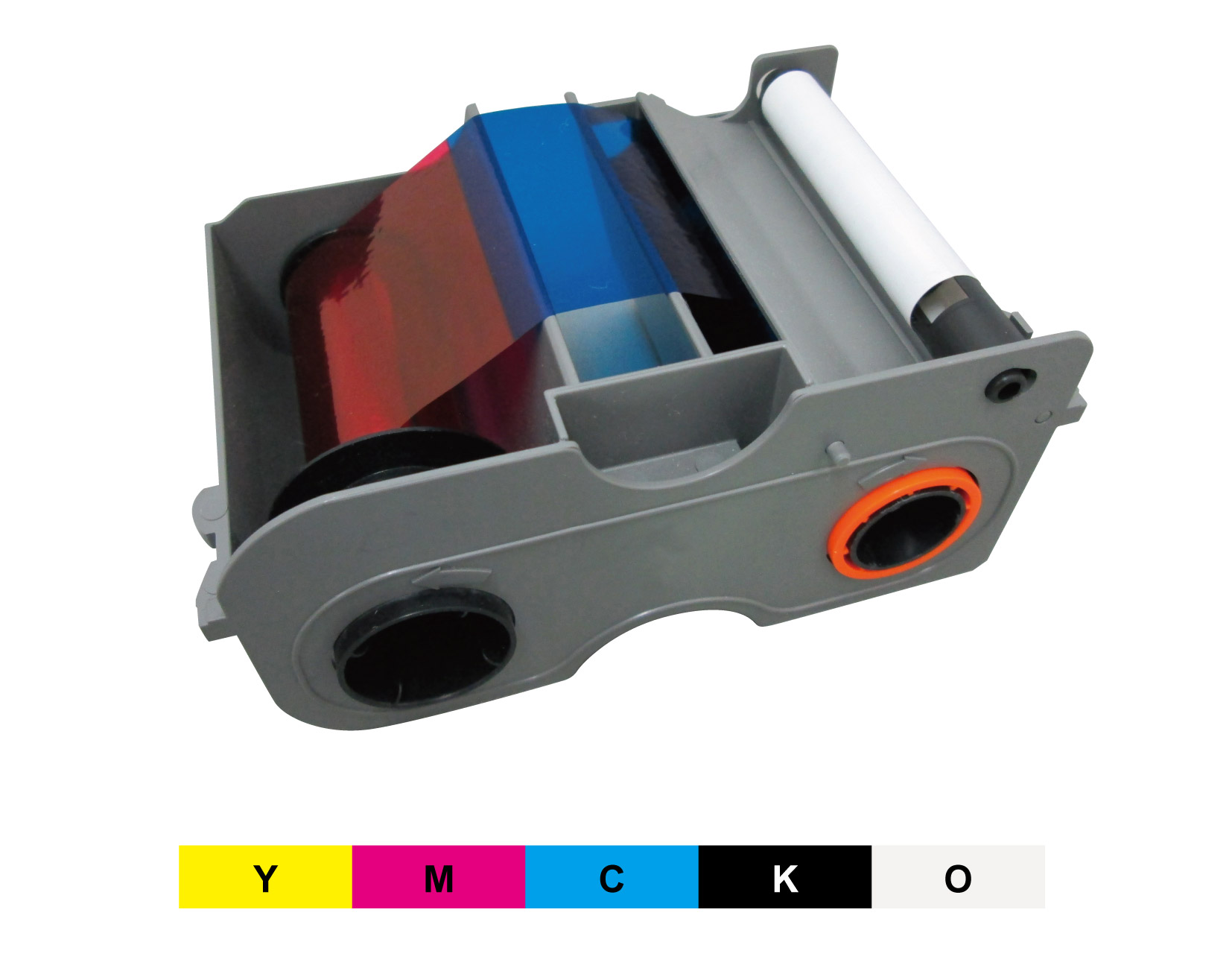 【メーカー在庫限りで販売終了予定あり】5パネルカラーリボンカートリッジ YMCKO　型番：45000　FARGOカードプリンタ DTC1000用（両面・片面機兼用）｜ダイワショップ 18,975円