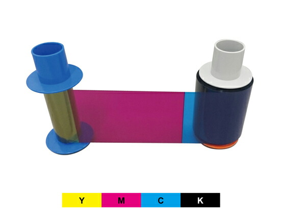 再書き換える用色合いシュロの葉 YMCK 型番：84511 FARGO歌留多印刷工 HDP5600つづき物用（両面・片面機兼用）