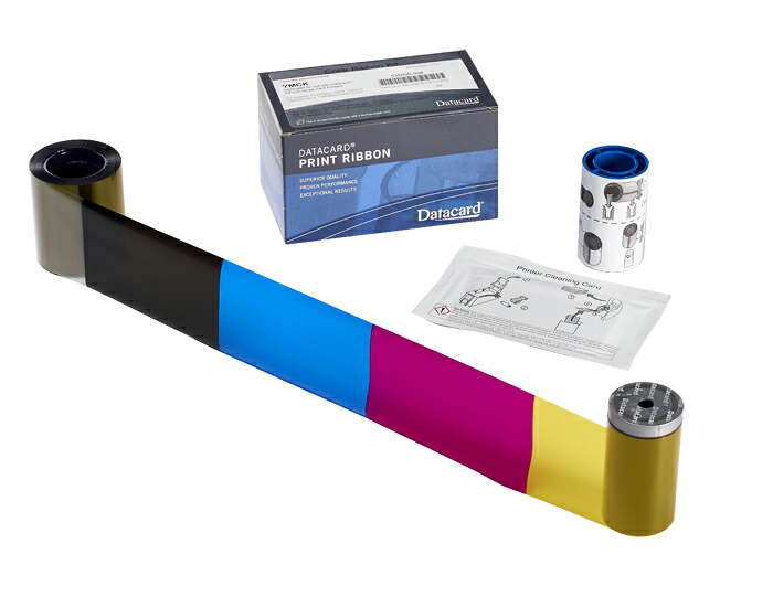 YMCKTカラーリボンキット 250面/巻　(CD800用）535700-001-R010 ※535000-002の新リボン（ファームウェア要対応）｜ダイワショップ