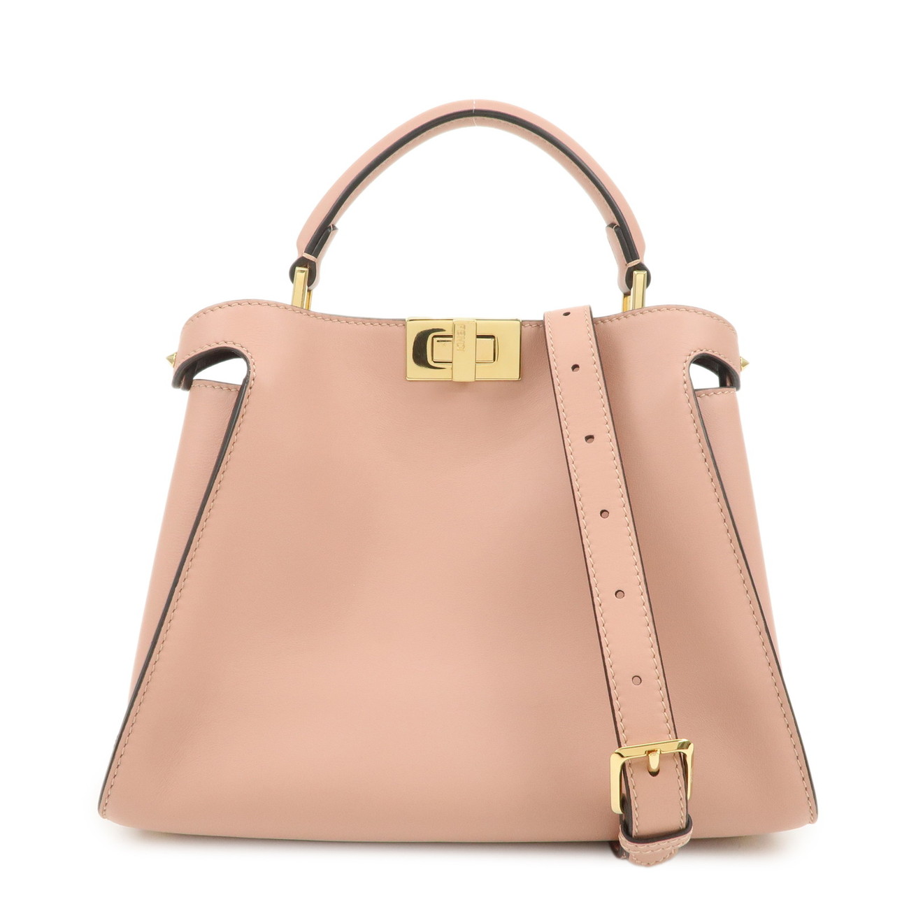 FENDI ピーカーブーエッセンシャリー　【ベージュレザーハンドバッグ】 楽天市場】フェンディ FENDI ピーカブー エッセンシャリー