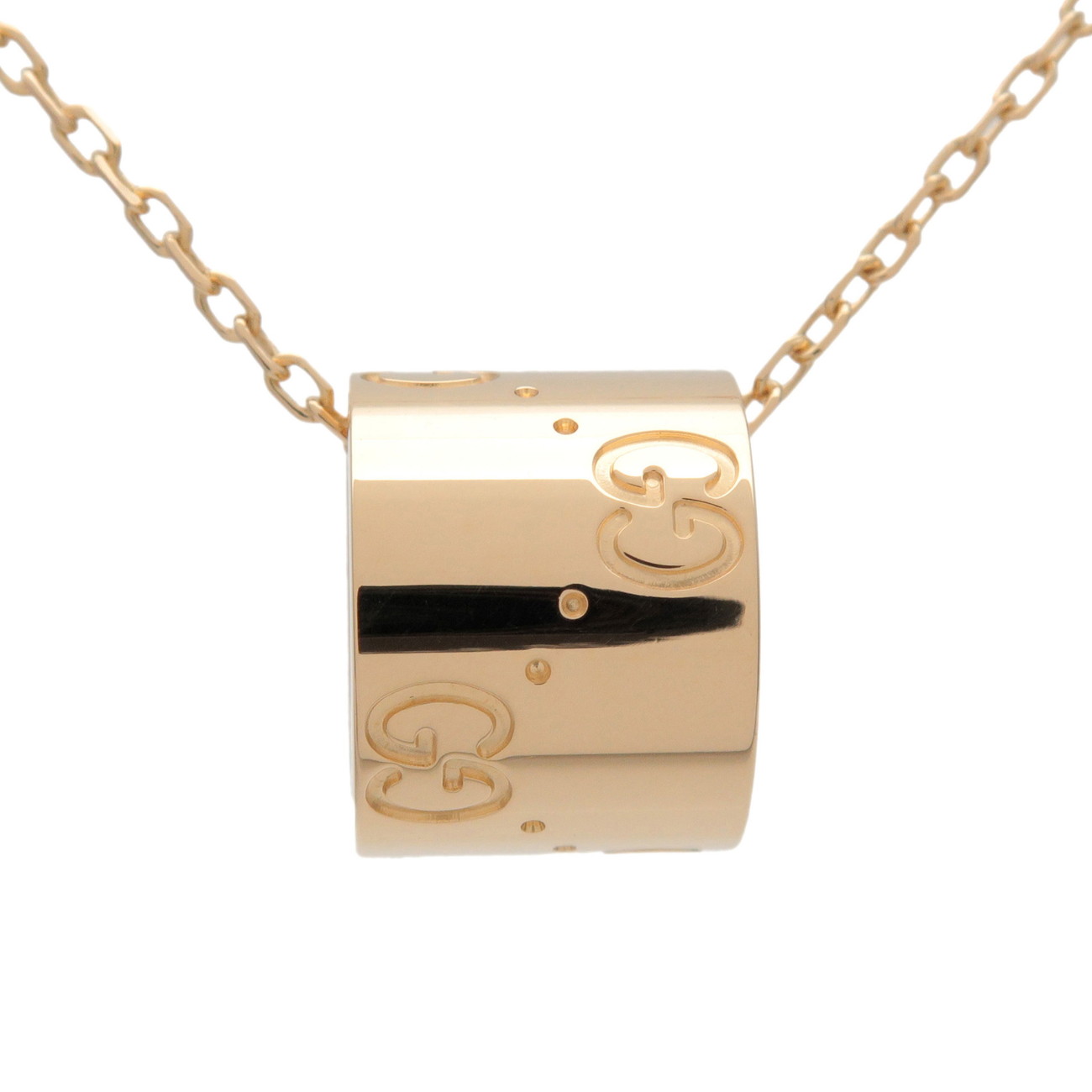 金750 GUCCI ロゴネックレス 金750 GUCCI ロゴネックレス