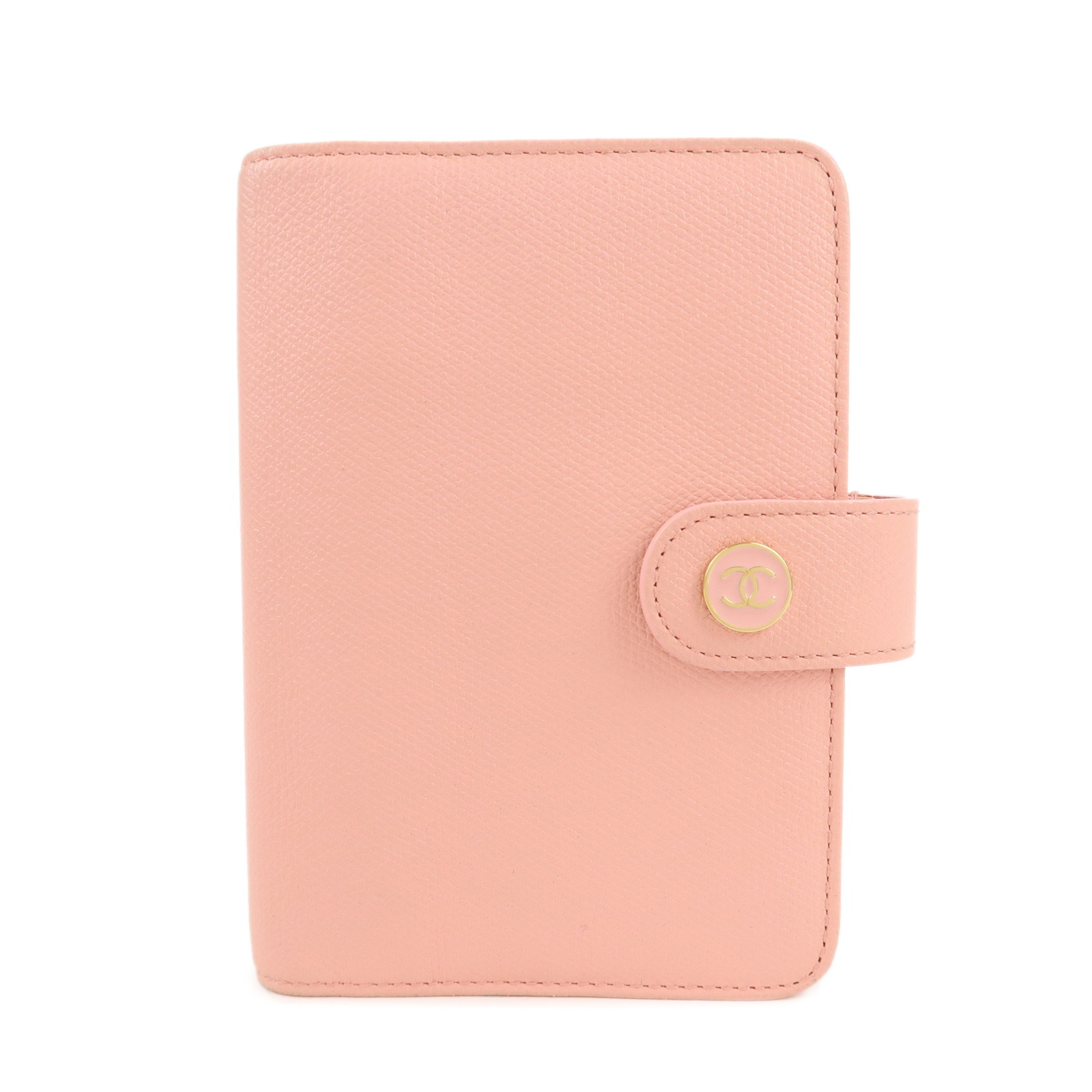 美品✨シャネル ビコローレ キャビアスキン 6穴 手帳カバー ブラック ゴールド 美品✨シャネル ビコローレ キャビアスキン 6穴 手帳カバー