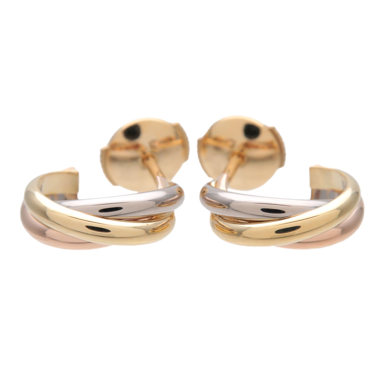 【新品仕上げ済】Cartier カルティエ トリニティ ピアス 片耳用 5338 新品仕上げ済】Cartier カルティエ トリニティ ピアス 片耳用