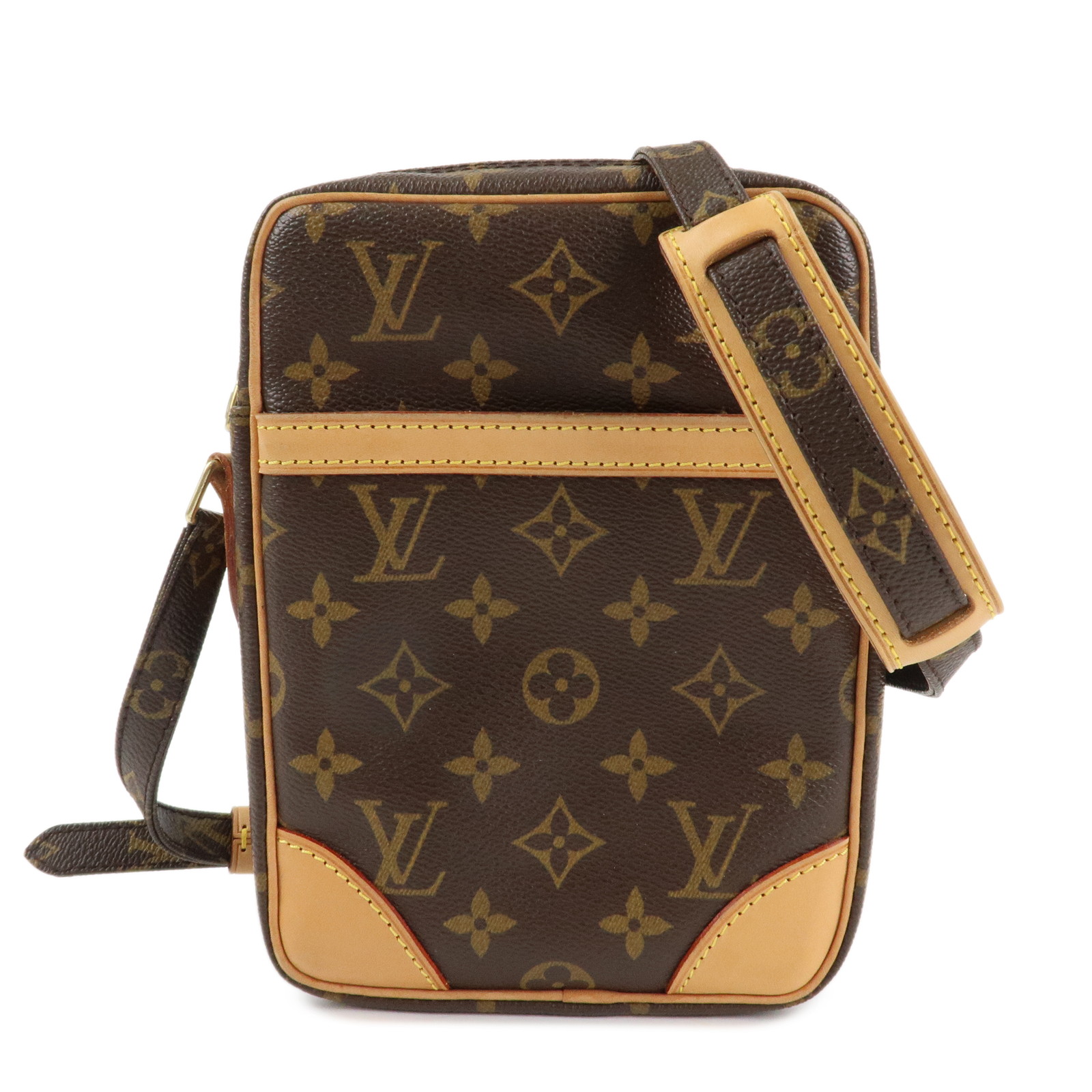 Louis Vuitton LV モノグラム モノグラムキャンバス ヌメ革 ダヌーブ スタイル モノグラム M45266【中古】【良品】【送料無料】【返品可】