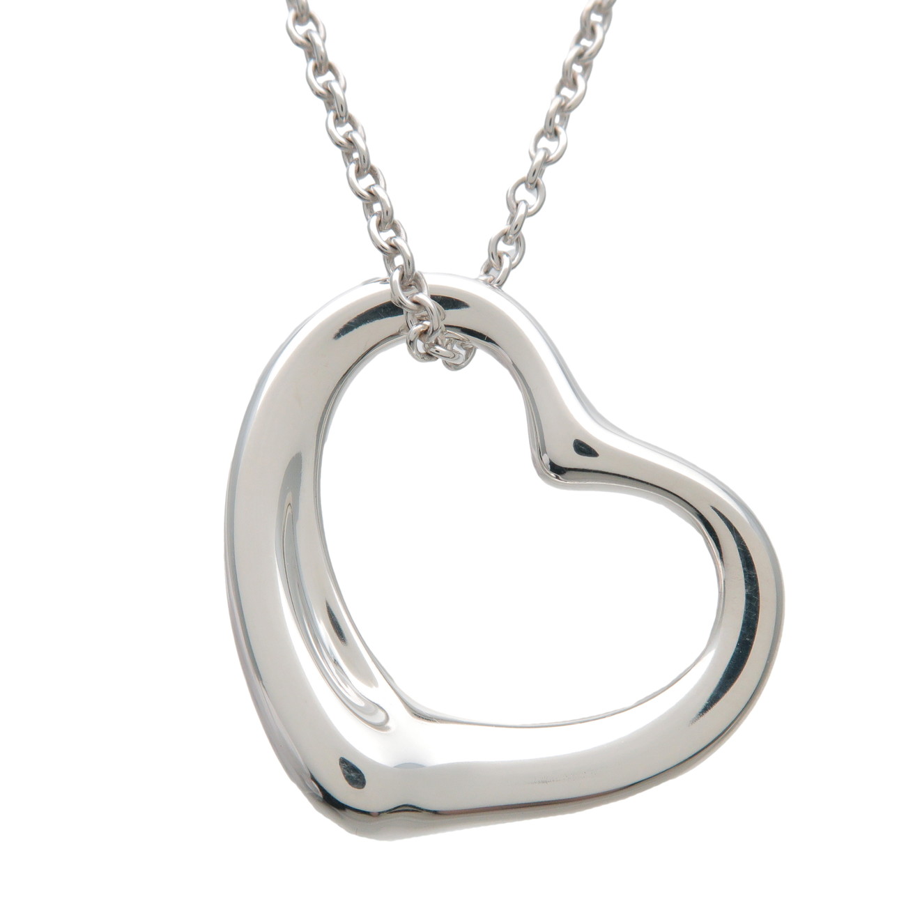 Tiffany&Co. ティファニー オープンハートネックレス 22mm SV925 シルバー【中古】【新品仕上げ済み】【送料無料】【返品可】