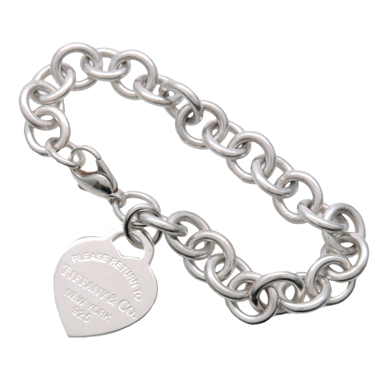 Tiffany&Co. ティファニー リターントゥティファニー ハートタグ ブレスレット SV925 シルバー【中古】【新品仕上げ済み】【送料無料】【返品可】