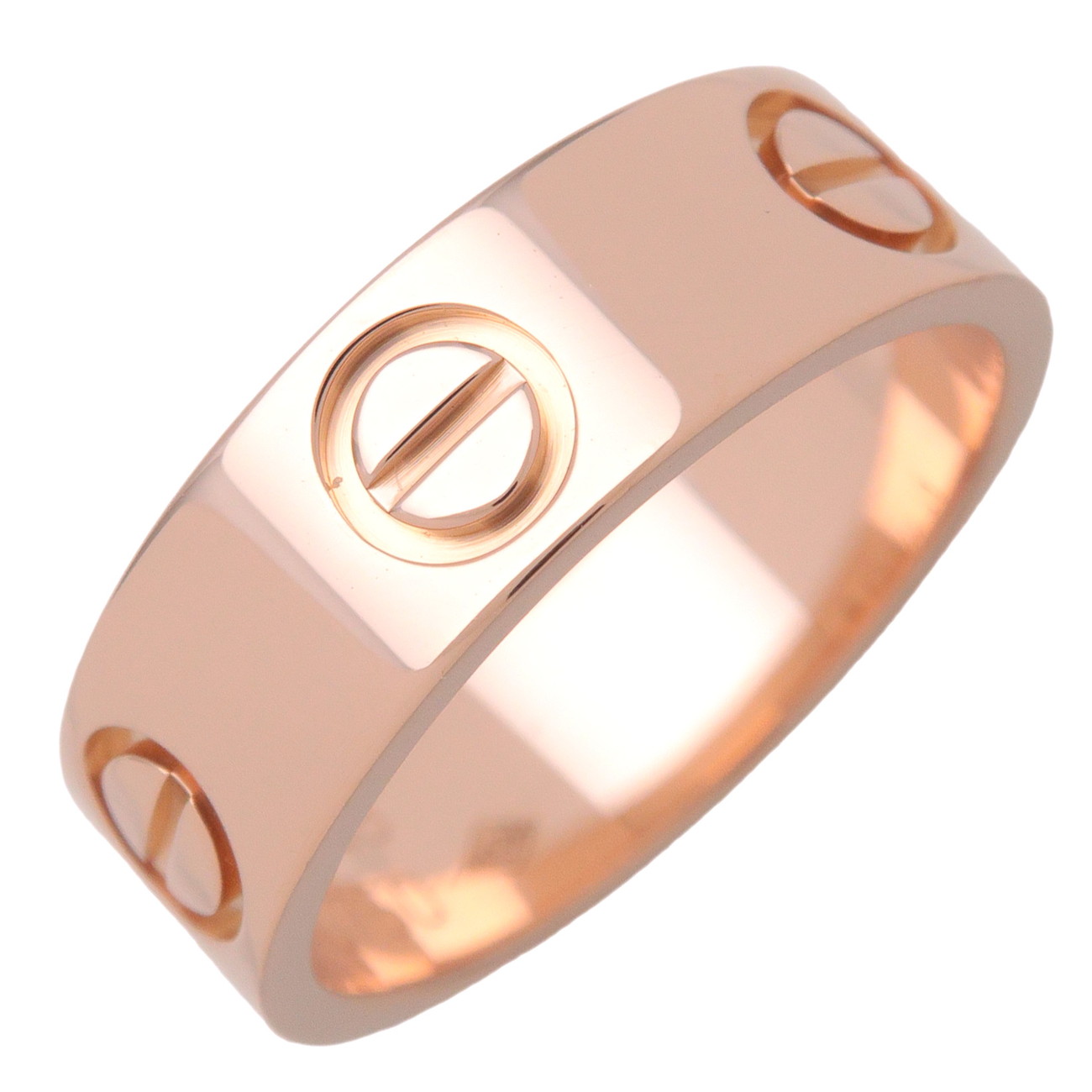 Cartier カルティエ 優しいこと 輪っか #48(8号) K18 750PG サクラ色ゴールド【中古】【新品完成済み】【貨物輸送無料】【返品可】