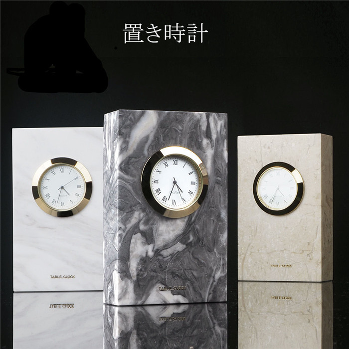 置き時計 時計 大理石 おしゃれ デジタル 四角形 時計 テーブルクロック コンパクト 部屋飾り 寝室 かわいい インテリア 雑貨 北欧 お誕生日 お礼 結婚祝い|神秘の館