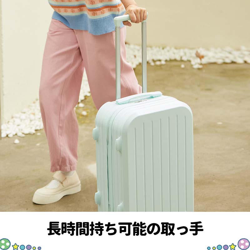 スーツケース フック付き カップホルダー 20インチ 24インチ 28インチ ダブルキャスター 超軽量 大容量 かわいい キャリーケース キャリーバッグ suitcase 5色 おしゃれ ファスナー ダイヤル式ロック搭載 耐衝撃｜神秘の館