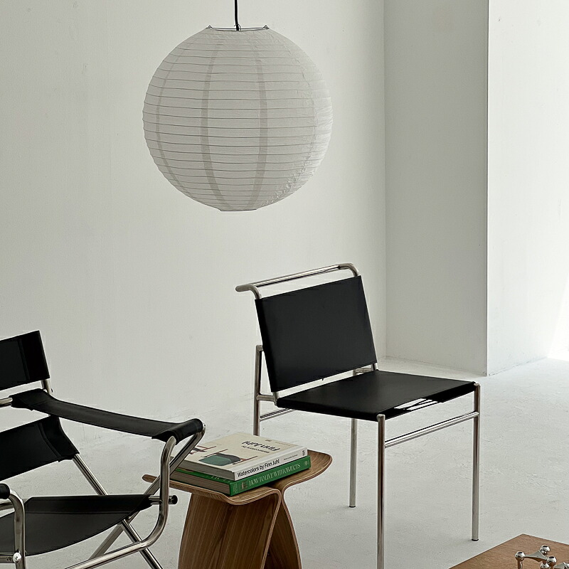 白いこと Rice Paper Shade Medium 50糎 和紙 シャンデリヤ点火装置