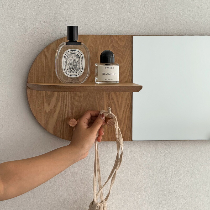 パリの雑貨屋　ウォールミラー 希少 廃盤 パリの雑貨屋 フレンチ ウォールミラー ウッド 透かし