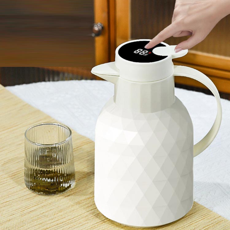 北欧風 保冷 リビングポット 卓上ポット ハンデポット 1L コーヒーポット 熱度見せびらかす 保温ポット 魔法瓶 熱度位置づける 大静電容量 保冷ポット 時刻表ポット 保温 水さし 今めかしい 洗い分かりやすい 無地 分かりやすい ポット