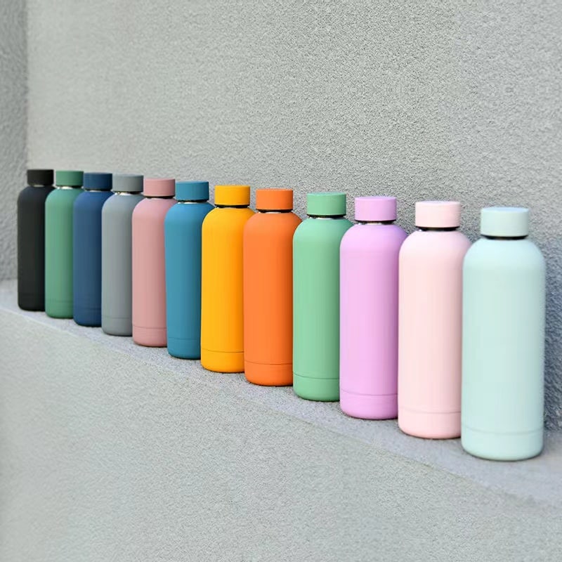 吸い筒 魔法瓶 大電気容量 保温 保冷 超軽さ 350ML/500ML マグボトル 直飲み ステンレス鋼瓶 二重断熱社会システム