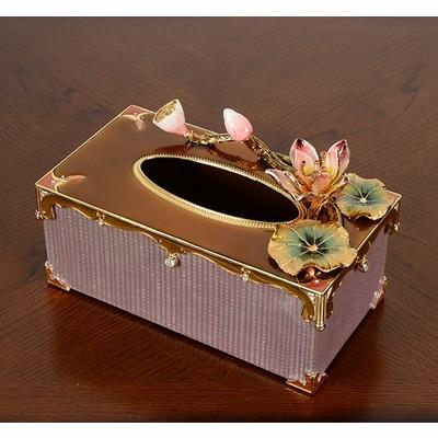 のある ．ティッシュ容れもの 琺瑯