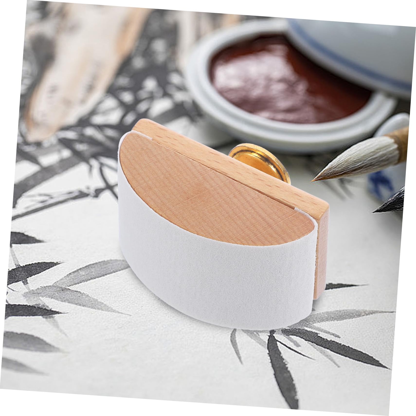 稀少カリン瘤材で作った机上サイズのインクブロッター（吸取器）L-RRR01 稀少カリン瘤材で作った机上サイズのインクブロッター（吸取器）L