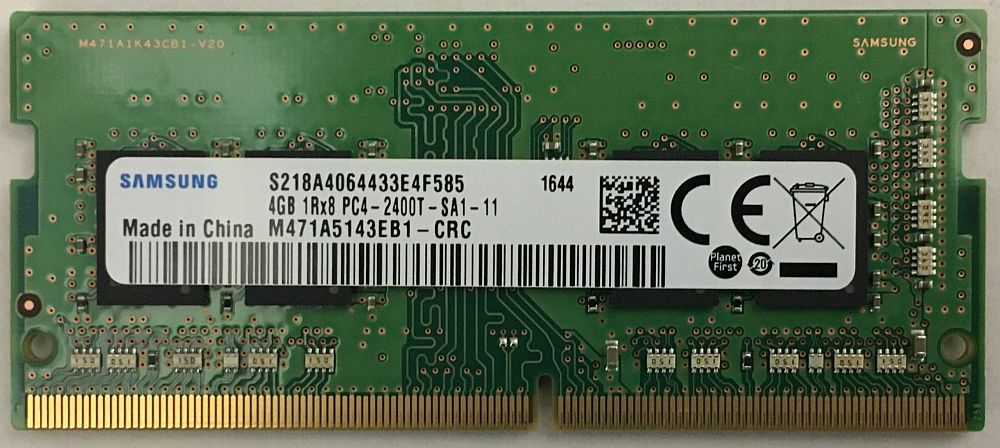 サムスン メモリ 4GB PC4-2400 DDR4 ノート用 - 通販 - system-dach.pl