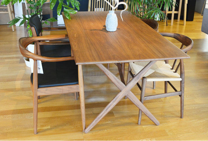 【楽天市場】クロスレッグテーブル北欧テイスト ミッドセンチュリー ダイニングテーブル センターテーブル サイドテーブル木製 リビングテーブル