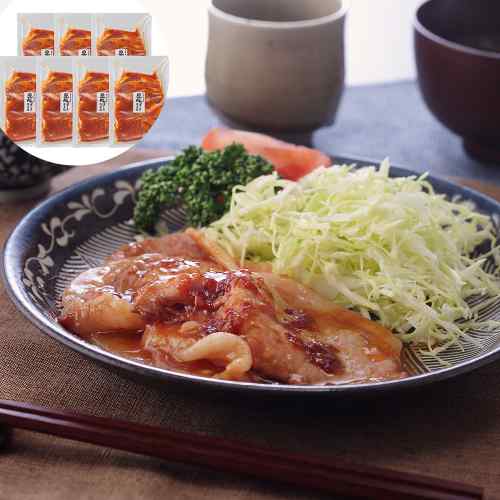 鹿児島県産 黒豚 ロース 生姜焼き 個包装 180g×7パック 大容量 銘柄豚 特製タレ 柔らか ジューシー ご飯がすすむ 簡単調理 冷凍 おかず|DISM & Co.