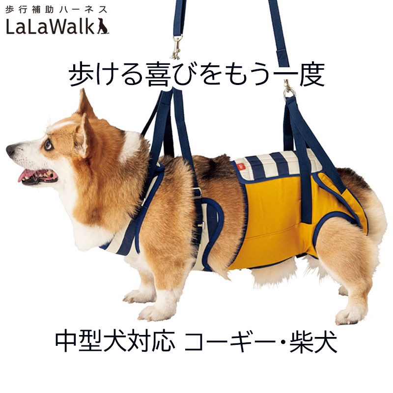 犬 介護 馬具 御拾いかばい立て馬具 中型犬用 LaLaWalk ララウォーク 間借り人ミモザ トンボ 介護用馬具 柴犬 コーギー 老犬 介護装置 年がしら犬 御拾いかばい立て ほっつき歩く 社会復帰 脚受け支える