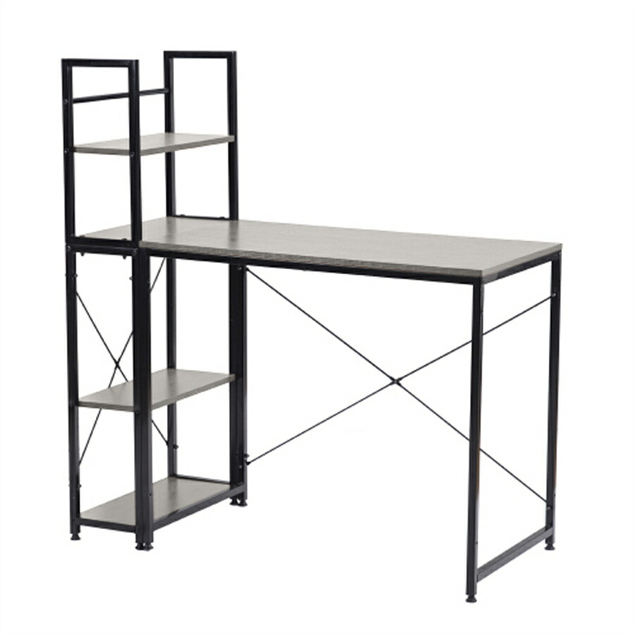 【感謝デー限定★15%OFF×P5倍】【人気1位商品】パソコンデスク ラック付き デスク ワークデスク 木製 学習デスク