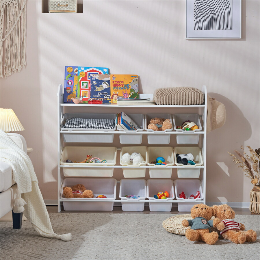 おもちゃ収納 ラック ラージサイズ 幅103cm 子ども用家具 木製 収納ケース 楽天市場】【GW応援セール☆15%OFF】【新商品】おもちゃ収納ラック