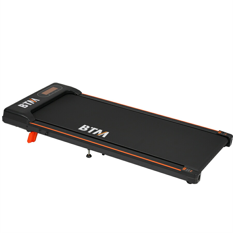 【15%OFF★24H限定】電動ランニングマシン ルームランナー 低床設計 MAX6km/h 薄型 シンプル オシャレ ダイエット器具 有酸素運動 静音 家庭用 エクササイズ 衝撃吸収 室内運動 健康器具 傾斜角度調整｜Dora de Mora パールネックレス店
