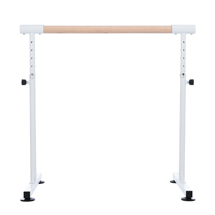 【最大1500円OFF★24H限定】バレーバー バレエバー スタンド バレエ バー レッスンバー 高さ 5段階 85cm 90cm 95cm 100cm 105cm 調整 天然木|Dora de Mora パールネックレス店
