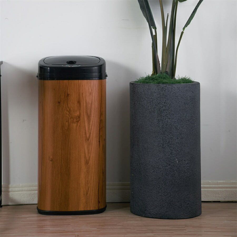 【15%OFF★24H限定】【人気商品】センサー全自動開閉式 ゴミ箱 大容量45L ブラウン｜Dora de Mora パールネックレス店