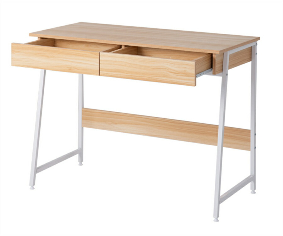 楽天市場】【人気商品】パソコンデスク 引き出し付き 幅100*奥48