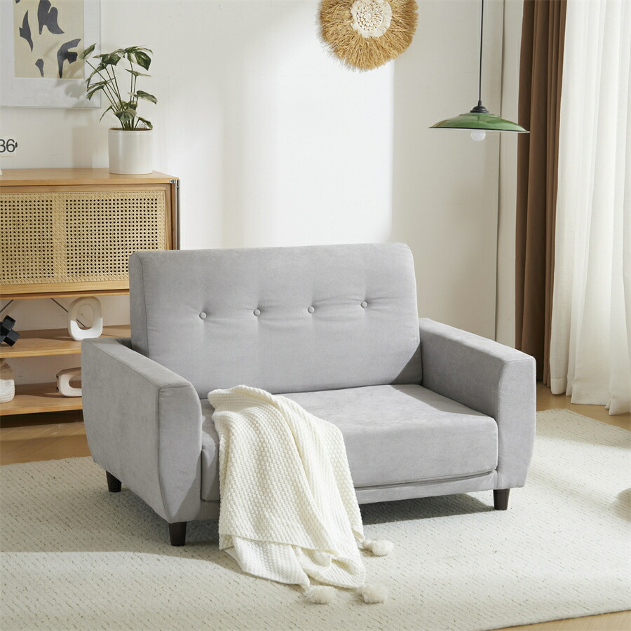 楽天市場】ソファーベッド 2人掛け 3WAY カウチソファ コンパクト