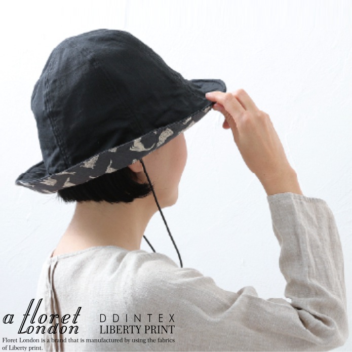楽天市場】LIBERTYリバティプリントを使ったリネンハット帽子
