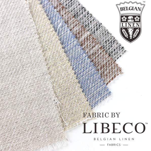 希少！高級ベルギーリネン LIBECO フィヨルド 生地 ストール - 生地/糸