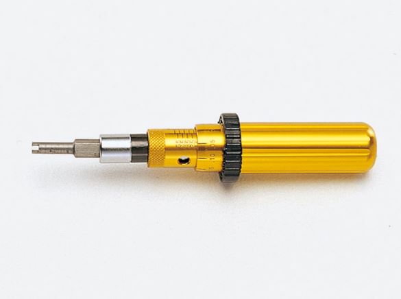 【エントリーでP5倍】タスコ バルブコア（ムシ）入れ用アジャスタブルトルクドライバー TA771TD-1